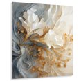thumbnail image 2 of Designart "White and gold champagne flow V In Beige and White"Champagne Metal Wall Art Beige Traditional Office Room Wall Art, 2 of 6