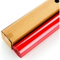 thumbnail image 2 of PU Cutting Hot Film Lettering Film T-Shirts Heat Press Transfer HTV Cutting Plotter Craft 20 Inch Red, 2 of 3
