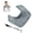 Gray, variant on COZONY Weighted Electric Heating Pad, Electric Fast Heating Pad for Full Body Back Neck Shoulders Pain Relief, 4 Heat Settings, 2 Auto-Off Timer Settings, UL Certified, 22"x33", Green