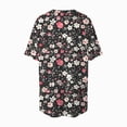 thumbnail image 4 of TOWMUS V-Neck T-shirts for Women Petal Sleeve Tunic Tops Summer Casual Womens Shirts, 4 of 6