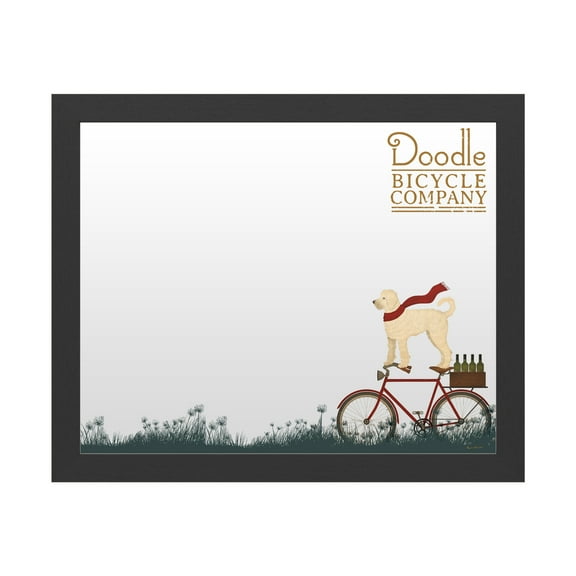 Trademark Fine Art 'White Doodle on Bike Summer' Markerboard by Ryan Fowler