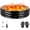 Black, variant on 36 Inch Round Galvanized Fire Pit Ring,  Round Galvanized Fire Ring, 3  Diameter Fire Pit, Outdoor Pits for Backyard, Camping, Bonfire