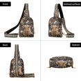 thumbnail image 7 of FORMRS Womens Crossbody Sling Bag Travel Daypack Shoulder Chest Backpack, Cows and Flowers, 7 of 7