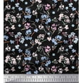 thumbnail image 1 of Soimoi Poly Georgette Fabric Artistic Floral Print Fabric by Yard 52 Inch Wide, 1 of 5