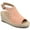 Pink, variant on Womens Crisie Ankle Strap Espadrille Wedge Sandals