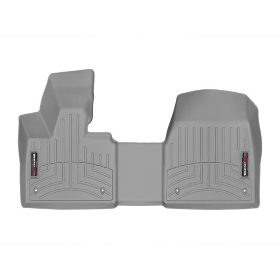 WeatherTech Custom Fit FloorLiners compatible with 2014-2019 BMW i3 - 1st Row - Over The Hump, Grey