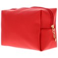 thumbnail image 1 of Miangastore Trousse de Maquillage Rouge Pu Lot de 1 7.9X3.9X2.8In, 1 of 8