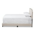 thumbnail image 2 of Baxton Studio Odette Modern and Contemporary Light Beige Fabric Upholstered King Size Bed, 2 of 7