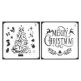 thumbnail image 3 of Merry Christmas Stencils Painting Template Drawing Card DIY Projects Handbook 8X, 3 of 11
