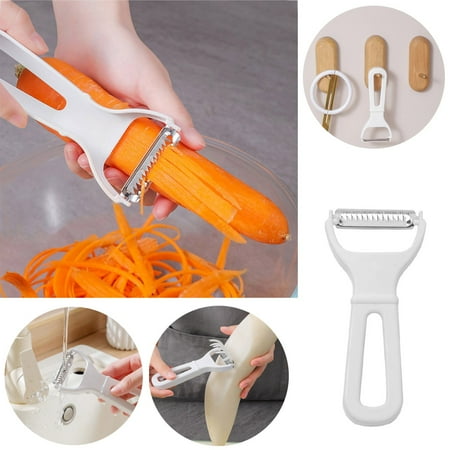 

Daiosportswear Clearance Peeling Knife Scraping Knife Kitchen Household Multi-functional Potato Peeling Artifact Vegetable Fruit Knife Peeling Knife Melon Planer White