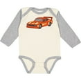 thumbnail image 3 of Inktastic Red Flames Race Car Boys or Girls Long Sleeve Baby Bodysuit, 3 of 5