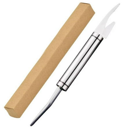

Shrimp Deveiner Shrimp Peeler Stainless Steel Seafood Vein Removal Tool with Dual Cutter Head for Lobster Crab Crawfish