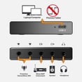 thumbnail image 2 of Cubilux Interfaz de Audio USB Externa, Tarjeta de Sonido Estéreo con Entrada de Micrófono, Entrada y Salida de Línea, Conector para Auriculares para Grabación, Transmisión y Podcasting en Windows y M, 2 of 6