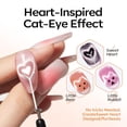 thumbnail image 6 of modelones Cat Eye Gel Polish Magnet for Nails, CatEye Magnet Tools Heart&Hole Square Powerful 3-in-1 Magnetic Pen Double Head Lollipop Magnetic Gel Polish Heart French Floral Effect Gift 10PCS, 6 of 8