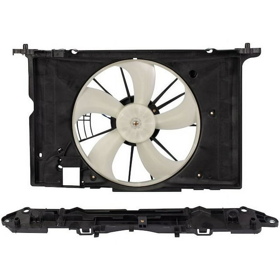 Auxiliary Fan Assembly - Compatible with 2009 - 2013 Toyota Corolla 1.8L 4-Cylinder 2010 2011 2012