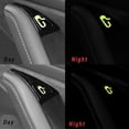 thumbnail image 4 of 8Pcs/Set for Tesla Model 3 Car Door Open Exit Sticker Luminous Button Sticker Kit, 4 of 5
