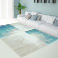 thumbnail image 2 of Ladole Rugs Teal Blue Abstract Area Rug Carpet Modern Area Rugs Contemporary Trendy Area Rug Size 5x8 (160cm x 230cm), 2 of 4