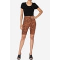 thumbnail image 6 of TheMogan Women's S~3X Mid Thigh Stretch Microfiber Bermuda Biker Short Leggings, 6 of 7