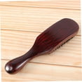 thumbnail image 4 of IBASETOY Dark Brown Hairbrush with Plastic Bristles for Comfortable Combing Ergonomic Handle for Easy Grip, 4 of 8