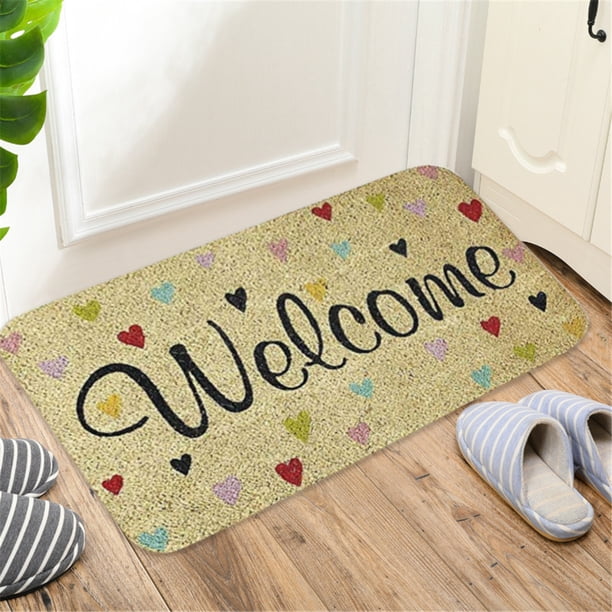 Ganfancp Rectángulo Antideslizante Estera de La Puerta Dormitorio Cocina Entrada Imprimir Piso Estera Felpudos Liquidación Ventas Hoy Ofertas Prime 1X Alfombrilla Antideslizante Absorbente