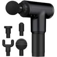 thumbnail image 1 of 6 Speeds Massage Gun, Rechargeable Handheld Deep Tissue Massager, Portable Body Muscle Massager with 4 Massage Heads for Relieving Muscle Pain Soreness Stiffness, Deep Tissue Therapy, 1 of 5