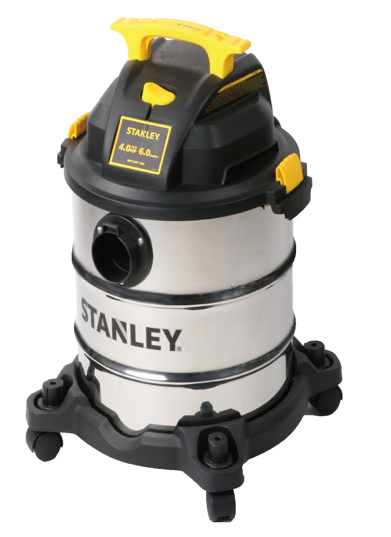 STANLEY 6 gal. 4HP Wet/Dry Stainless Steel Vacuum, Model SL18116
