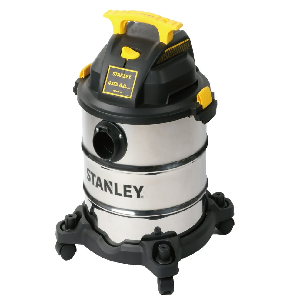 Stanley 6 gal. 4HP wet/dry stainless steel vac, Model SL18116 Walmart