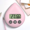 thumbnail image 3 of Happy Date Mini Teardrop-shapedHygrometer Thermometer Digital Fahrenheit Temperature Humidity Meter Gauge LCD Display Indoor Thermometer Hygrometer for Greenhouse and Office, 3 of 8