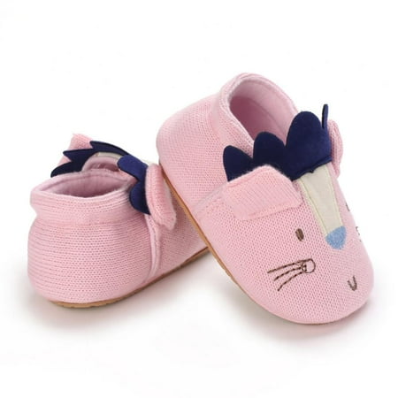 

AVAIL Cute Cartoon Infant Unisex Baby Warm Cotton Anti-Slip Soft Sole First Walkers Shoes 0-18Months