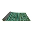 thumbnail image 2 of Ahgly Company Indoor Rectangle Abstract Turquoise Blue Modern Area Rugs, 2' x 3', 2 of 4