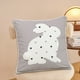 thumbnail image 4 of Cojín de Pascua con forma de huevo | Funda de poliéster de doble cara | Cojín decorativo de 45 x 45 cm | Bonita decoración navideña | Reposacabezas para sofá cama, sala de estar, dormitorio y oficina, 4 of 5