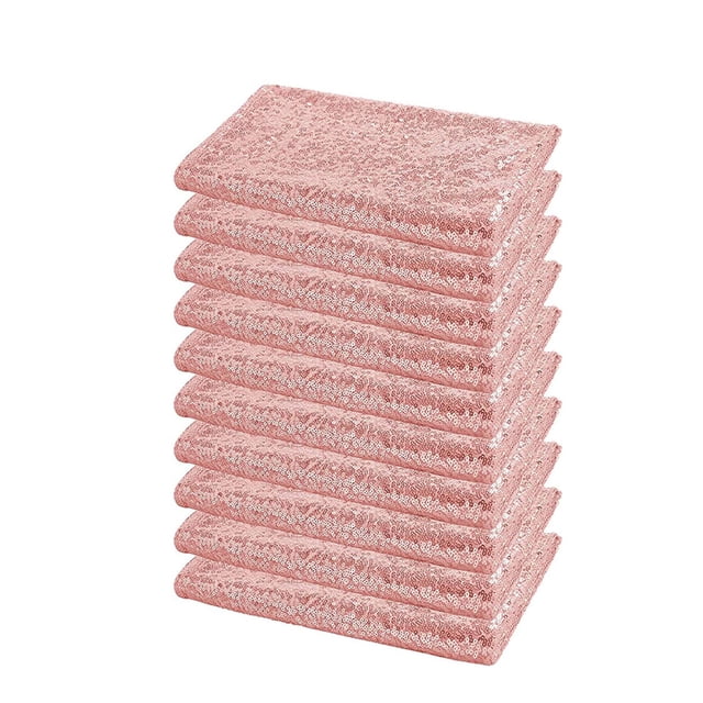 Yeacher 10 Pack Sequin Table Flag Table Runner 30 * 180cm High Density Table Flag Suitable for Wedding Birthday Party Holiday Decoration Christmas