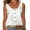 White, variant on Deal of the Week Ofreoo Fashion Women Casual V-Neck Sleeveless Solid Button Casual Blouses Tops