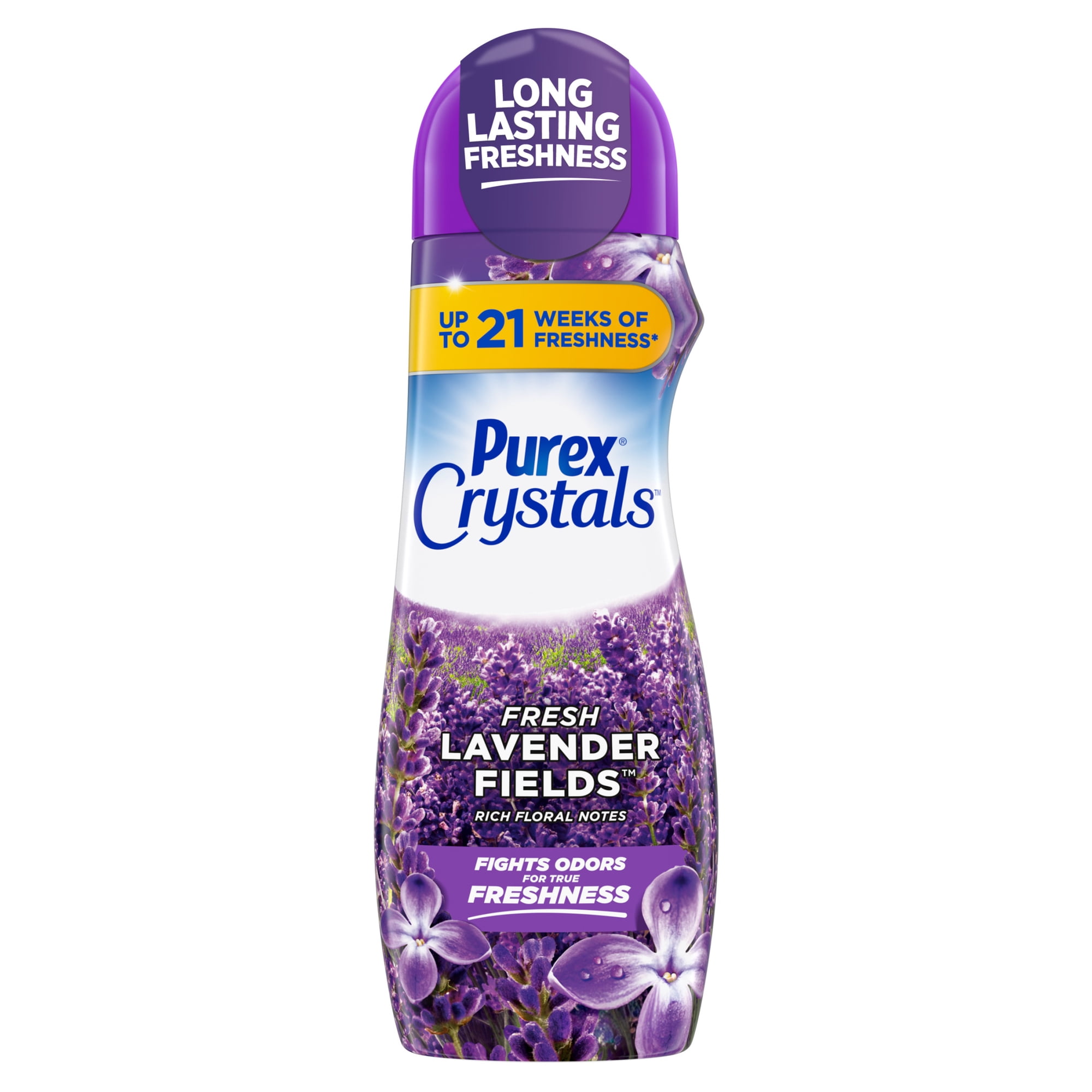 Purex Crystals Scent Booster, Fresh Lavender Fields, 21oz