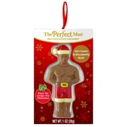 The Perfect Man Milk Chocolate Ornament Bar, 1oz, Holiday Stocking Stuffer