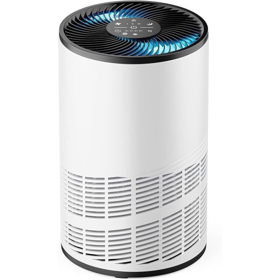 TINKLE WELL Home Air Purifier, 3-in-1 Filter, True H13 HEPA Cleaner, 1200 ft² Coverage, Quiet Sleep Mode, Eliminates Odors, Smoke, Dust & Pet Dander, Ideal for Large Rooms