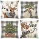 thumbnail image 2 of Funda de cojín de 45 cm con texto en inglés "Merry Christmas" para almohada, decoración navideña de 2023 para el hogar, decoración de Año Nuevo 2024, Noel, 2 of 5
