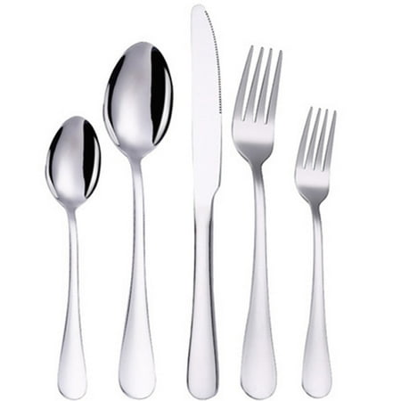 

Silver Stainless Steel Cutlery Set (5 Pieces)