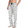 thumbnail image 5 of GZHJMY Space Galaxy Men's Pajama Pants, Soft and Comfortable Lounge Sleep Bottoms with Pockets, Men's Sleepwear with Custom Print, Medium, 5 of 7