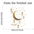 thumbnail image 3 of Up to 65% off! Ramadan Wall Decor Stickers Wall Decals Wall Sticker Islamic Muslim Wall Decals Stickers Mubarak Ramadan Lantern Star Decor For Home Living Room Bedroom Decorations Wallpaper, 3 of 7