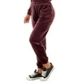 thumbnail image 3 of Crave Fame Juniors’ Utility-Pocket Velour Jogger Pants, Purple/M, 3 of 3