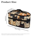 thumbnail image 6 of HELLHERO Cats Dustproof Travel Iron Organizer Polyester (11.8x6.69x5.5 In), Bag Only, 6 of 6