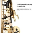 Abody Saxophone Black Paint EFlat Sax for Beginner Brass Eb Alto Saxophone with Carrying Case