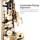 thumbnail image 2 of Saxofón Muslady Saxofón, pintura negra, saxofón mi-plano para principiantes, estudiante, jugador intermedio, latón, Eb, saxofón alto con boquilla, estuche de transporte, paño de limpieza, cepillo, cor TOMSHOO Saxofón, 2 of 6