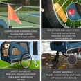 thumbnail image 4 of Sepnine 10202-Blue Large Pet Dog Trailer & Jogger, Blue, 4 of 7