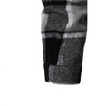 thumbnail image 5 of Zynoxe Mens Flannel Shirt Jacket Fall Soft Plaid Button Down Long Sleeve Drawstring Hoodies with Pocket Versatile Comfortable Shacket Black S, 5 of 5
