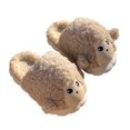 thumbnail image 2 of AURIGATE Women's Cute Animal Slippers Winter Warm Fuzzy Plush House Slipper Cartoon Sheep Indoor Shoes for Christmas Gifts, 2 of 5