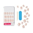 thumbnail image 3 of KISS Classy Nails, Press-On Nails, Simple Enough, Beige, Short Squoval, 28 Count, 3 of 5