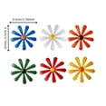 thumbnail image 3 of Living Room Wall Decor Metal Art, 6 Pc Multicolor Hanging Pieces, Bedroom Entryway Accents, 3 of 6