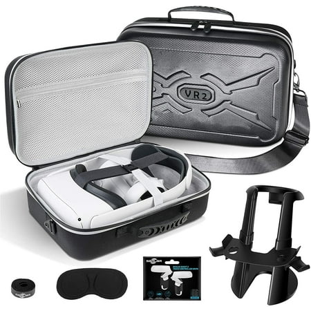 En Oferta Vr Glasses Carrying Case For Oculus Quest 2 Elite Carrying Case Hard Outdoor Carrying Case